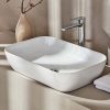Tema LOF060 Επικαθήμενος Νιπτήρας Πορσελάνης 60x40cm White Glossy