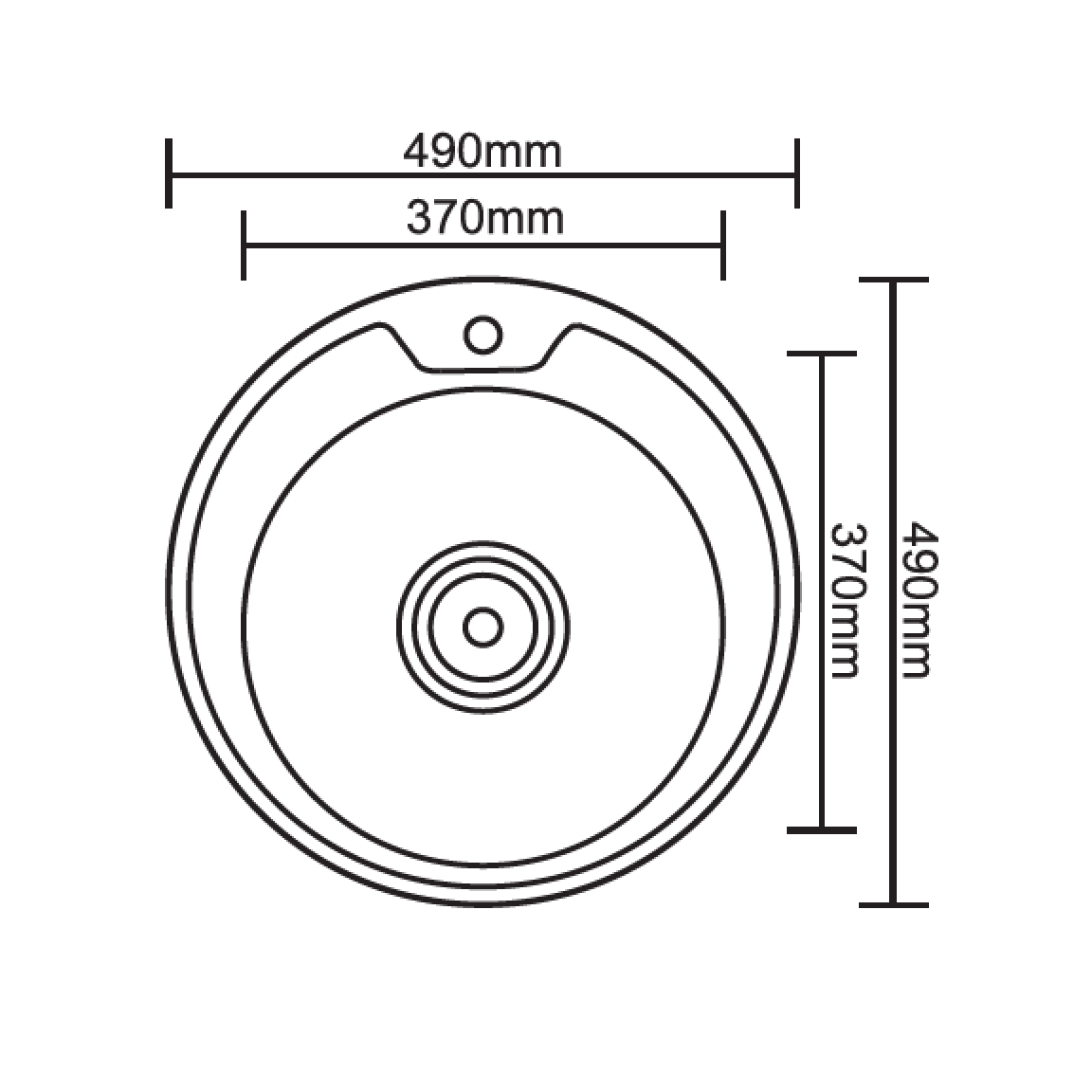 Nεροχυτης Inox Interceramic Ick 4949