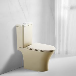 Λεκανη Επιδαπεδια Wc Set Icc 7937 Rimless Beige Matt Hover Image