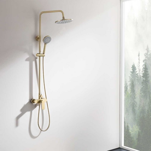 Στηλη Ντουζ 2 Εξοδων Trento Icf 6237 Gold(Χρυση)