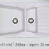 Νεροχύτης  Sanitec 329