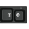 Νεροχυτης Franke Tectonite Kite 620(83X50) Black