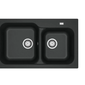 Νεροχυτης Franke Tectonite Kite 620(83X50) Black