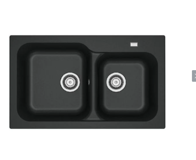 Νεροχυτης Franke Tectonite Kite 620(83X50) Black
