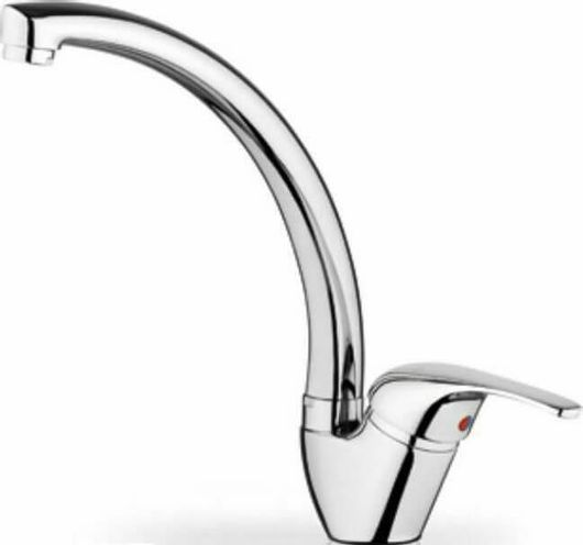 Pyramis Essential Sereno Μπαταρία Κουζίνας Τοίχου Chrome