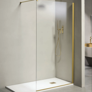 WA G FREE NANO CLEAR WALK-IN ΣΤΑΘΕΡΟ ΠΑΝΕΛ BRUSHED GOLD