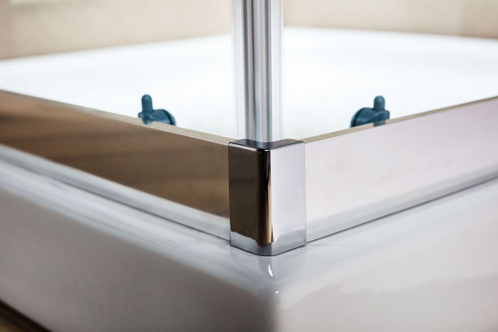 Tema New Line Καμπίνα Ντουζιέρας με Συρόμενη Πόρτα 80x80x180cm Serigrafato