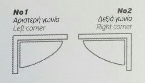 Acrilan ακρυλική μπανιέρα υδρομασάζ Starline 155x100 Hover Image