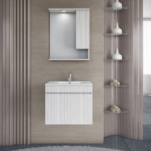 Έπιπλο μπάνιου ECO 60 WHITE BEIGE