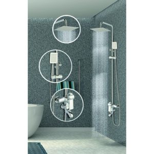InterCeramic Alis Στηλη ντους με μπαταρια(6327)