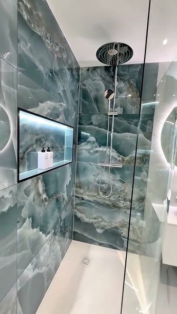 Πλακακι Γρανιτης 60Χ120cm Andora Verde High Gloss