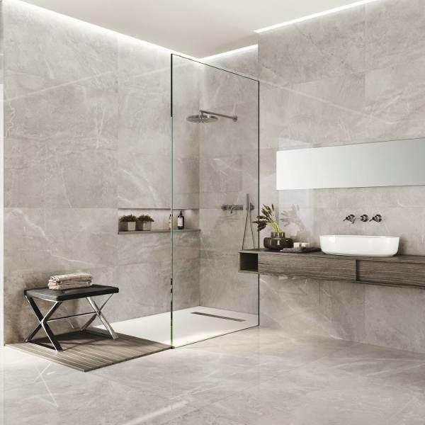 Πλακακι Γρανιτης Σειρα Royal Armani Grey 60X120cm Glossy