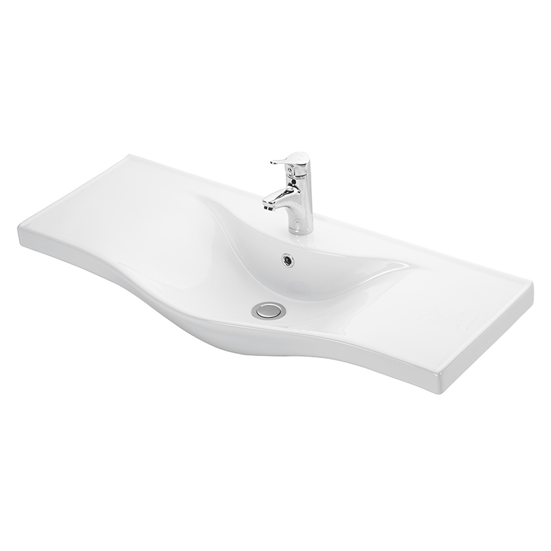 Σετ Έπιπλο Μπάνιου SIENA SONOMA DARK 100 9SSI100SD0W Πάγκο 96x34x83cm