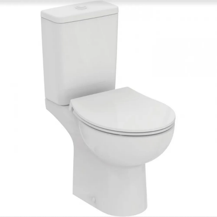 Λεκάνη Πορσελάνης Ideal Standard Eurovit και W007301 Rimless Λευκή Οριζόντιας Αποχέτευσης