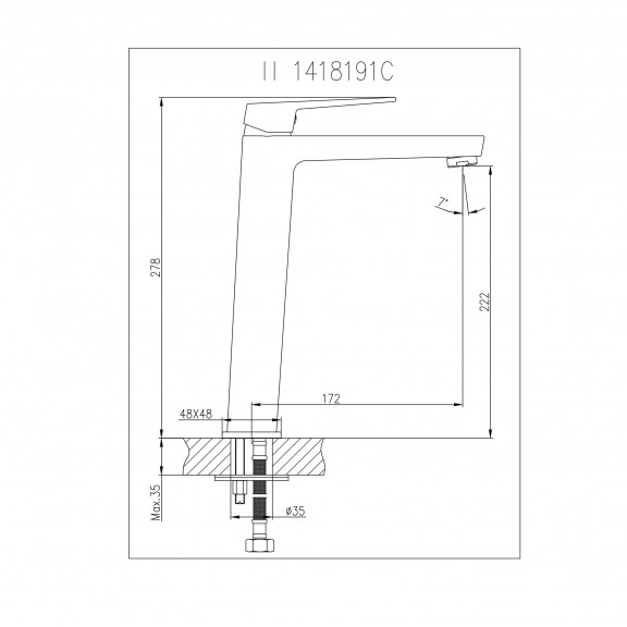 ΜΠΑΤΑΡΙΑ ΝΙΠΤΗΡΑ ΕΠΙΤΡΑΠΕΖΙΑ ELINOR BLACK MATT ICF 1418191B