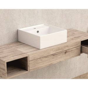 Eπιπλο Μπανιου Κρεμαστο 80Χ46Χ20cm Με Νιπτηρα ICP 8020-2