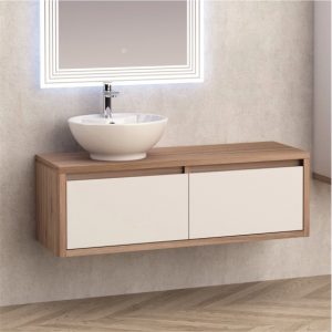 Eπιπλο Μπανιου Κρεμαστο 120X50Χ45cm InterCeramic Icp 4540-120