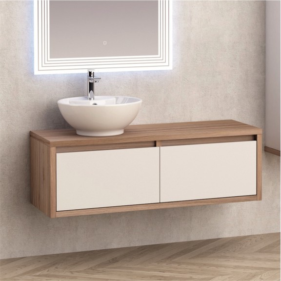 Eπιπλο Μπανιου Κρεμαστο 120X50Χ45cm InterCeramic Icp 4540-120
