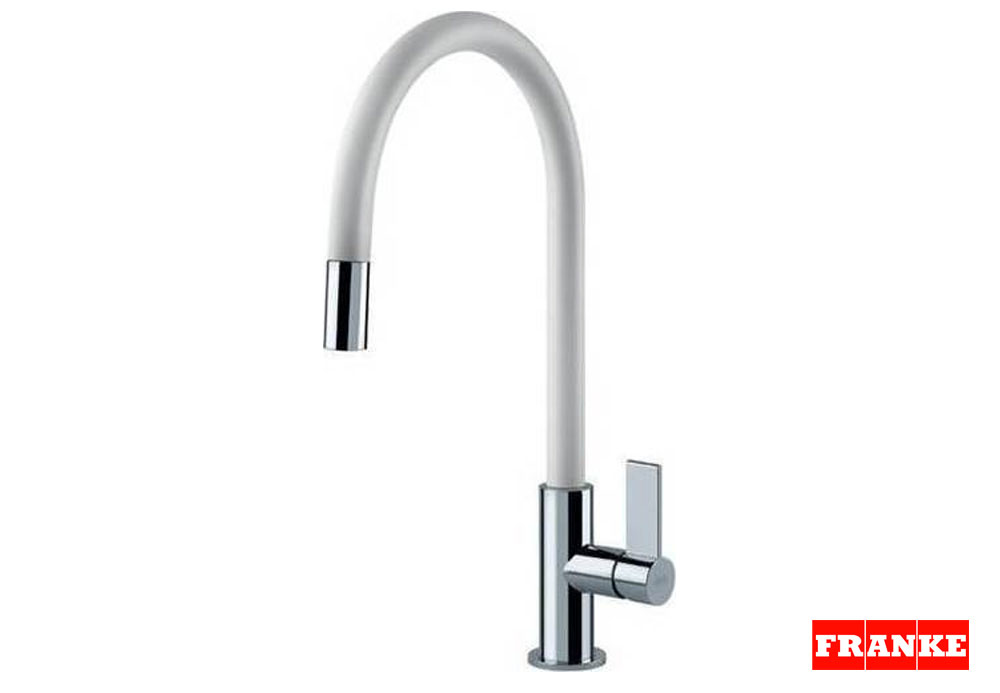 Μπαταρία Κουζίνας Franke Ambient Standard Ντους Χρωμέ/Λευκό 3156256003