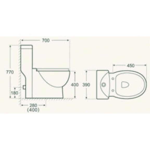 ΛΕΚΑΝΗ ΣΕΤ WC ICC 2078 CHROME ΠΛΗΡΕΣ