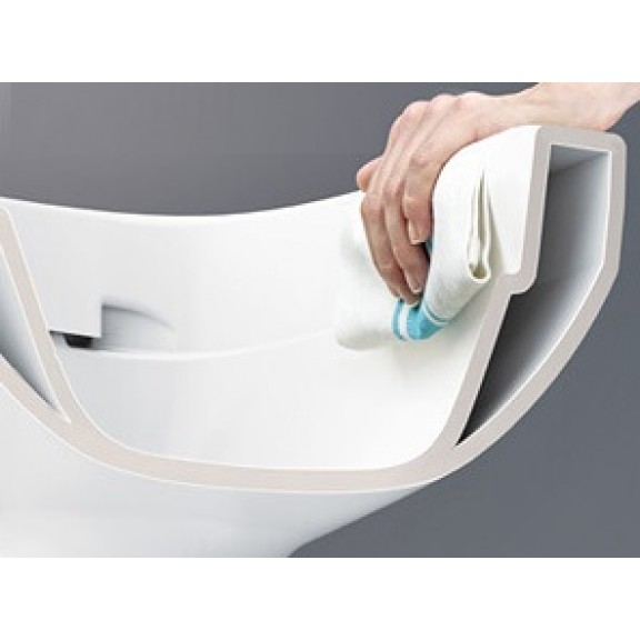ΛΕΚΑΝΗ SET WC INTERCERAMIC ICC 6480P RIMLESS(BACK TO WALL)
