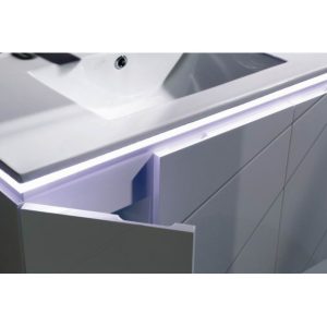 Επιπλο Μπανιου Κρεμαστο Pvc Icp 9046 με φωτισμο LED Hover Image
