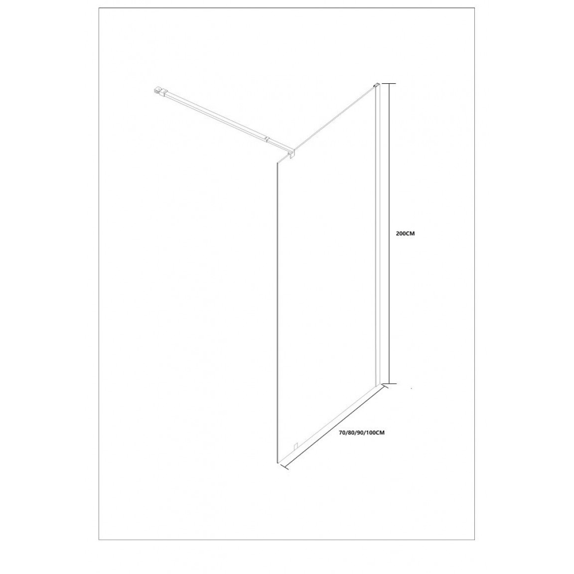 Διαχωριστικο Ντουζιερας InterCeramic Ics 113/TR