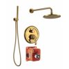 InterCeramic Πληρες Σετ Εντοιχισμου Ντους GOLD ICT5545372G