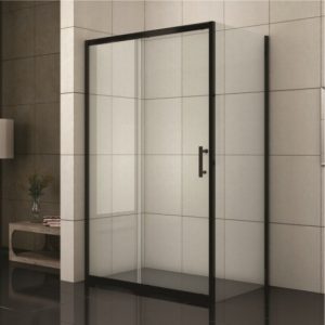 Καμπίνα γωνιακή ντουζ, Black ICL 1506B  100x80x185