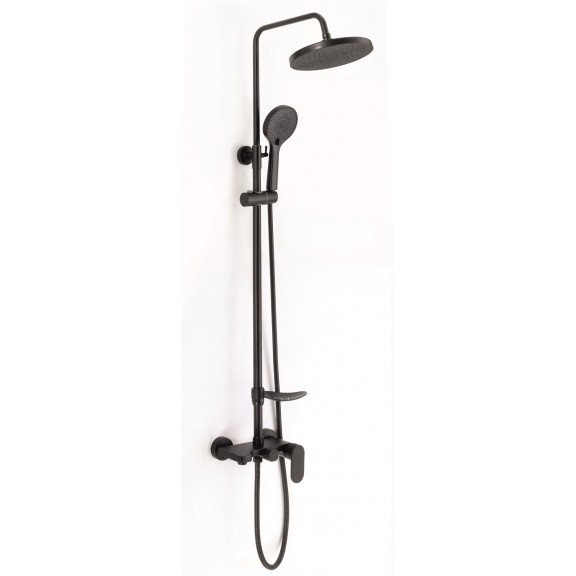 Στηλη Ντους 3 Εξοδων με Μπαταρια KAIA BLACK MATT ICT 8890B