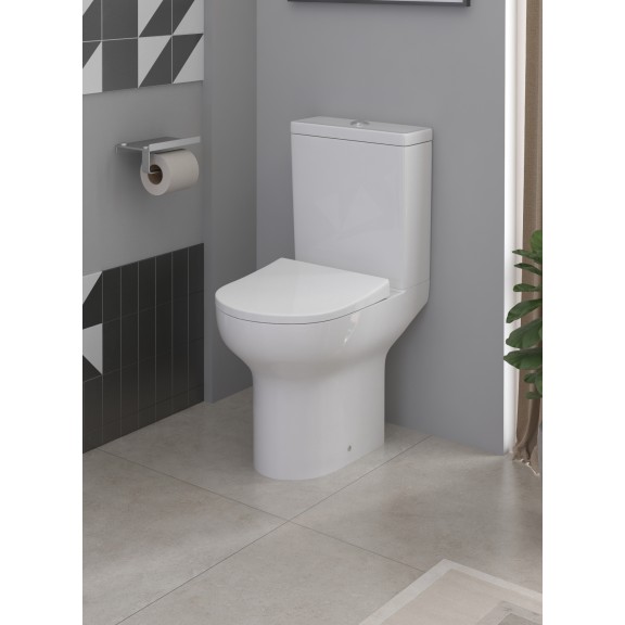Λεκανη Wc Πληρες Σετ 55cm Pack 6582p Rimless