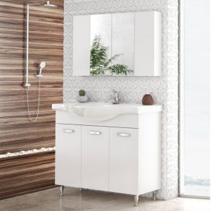ΕΠΙΠΛΟ ΜΠΑΝΙΟΥ LUNA 100 WHITE(5FLU100WH)