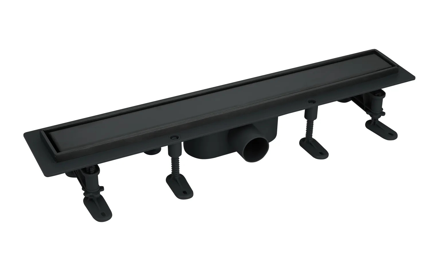 ΚΑΝΑΛΙ ΝΤΟΥΖΙΕΡΑΣ ΜΕ ΠΛΑΙΣΙΟ ΚΑΙ ΜΕΜΡΑΝΗ LUXOR BLACK MATT 60CM(02-11-1060)