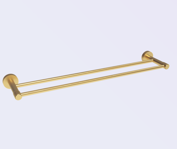 Πετσετοθηκη 60cm Διπλη Inox Dream Gold Matt
