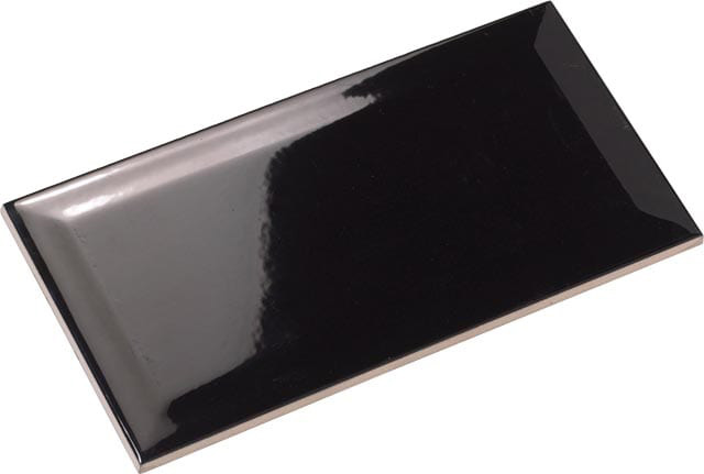 Πλακακι Τοιχου 10X20cm METRO NEGRO GLOSSY