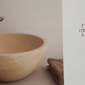 Νιπτήρας ελεύθερης τοποθέτησης μπεζ stone 