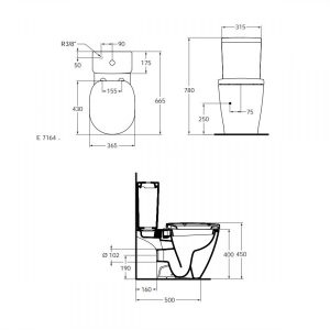 CONNECT E716401 WC PACK Λεκάνη ΧΠ (κομπλέ) Hover Image